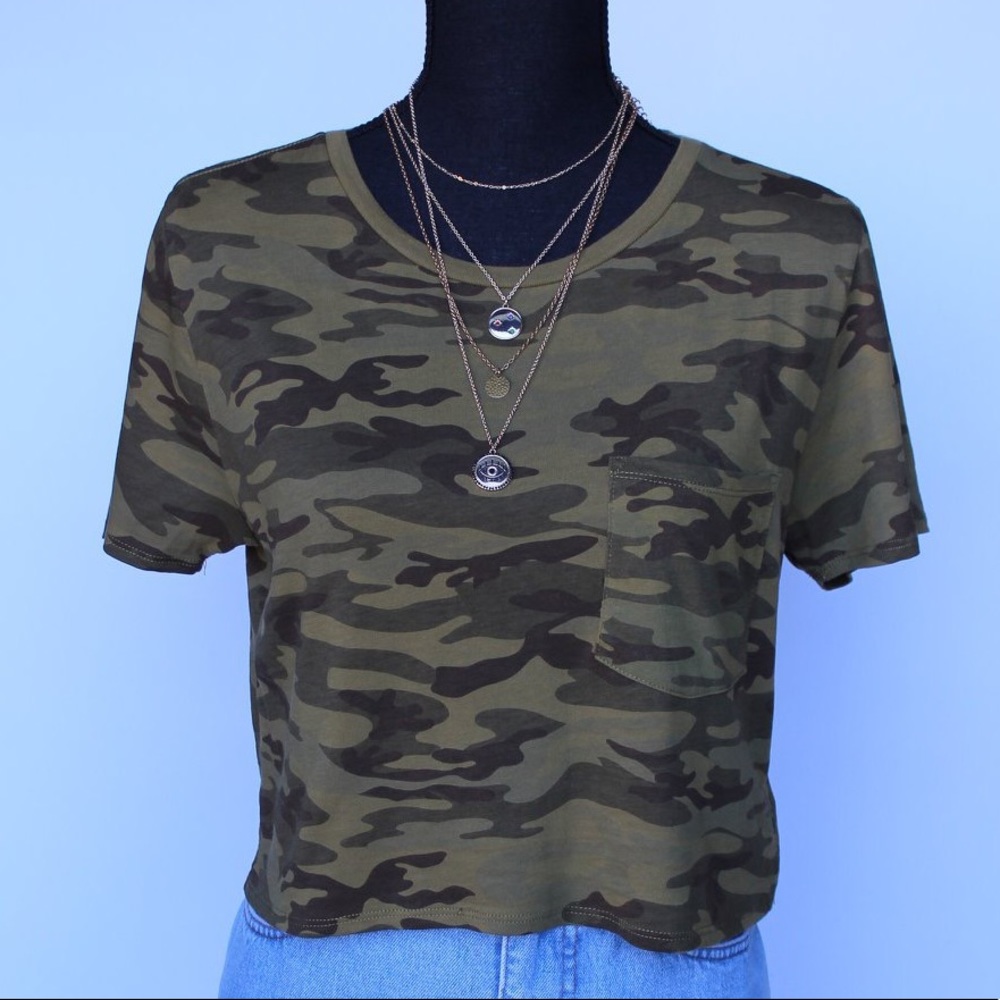 Camouflage Crop Top